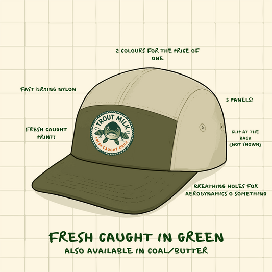 Fresh Caught Daily Two-tone Quick Dry 5 Panel Camp hat