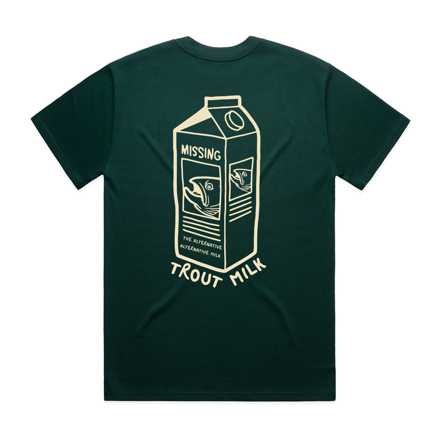 Trout Milk Carton Logo Heavy Tee